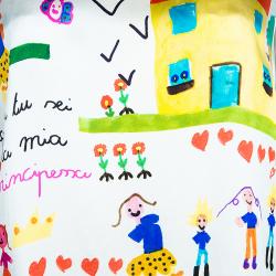 Pre Owned Dolce And Gabbana  Children's Drawing Print Top L