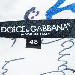 Pre Owned Dolce And Gabbana  Children's Drawing Print Top L