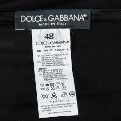 Dolce and Gabbana Black Lace Maxi Dress L