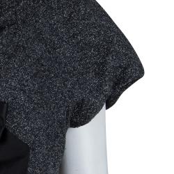 Pre Owned جاكيت بوليرو دولتشي أند غابانا صوف رصاصي بفيونكة M