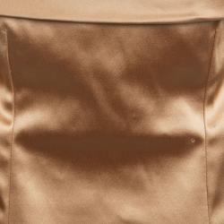 مملوكة مسبقًا توب دولتشي أند غابانا باستييه ساتان بني أوكسيديه S