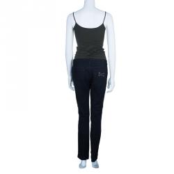 مملوكة مسبقًا Dolce and Gabbana Black Denim Skinny Jeans M