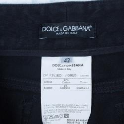 مملوكة مسبقًا Dolce and Gabbana Black Denim Skinny Jeans M