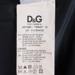 Pre Owned فستان دولتشي أند غابانا حرير مورد متعدد الألوان بلا أكمام S