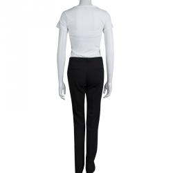 Pre Owned Dolce and Gabbana Black Wool Trousers S