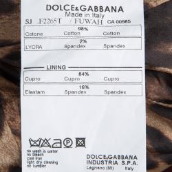 Pre Owned جاكيت بليزر دولتشي أند غابانا عنابي مضلع M