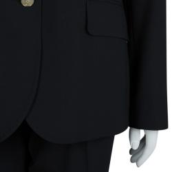 Pre Owned Dolce And Gabbana Black Pant Suit L