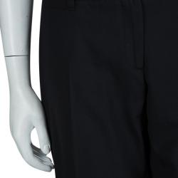 Pre Owned Dolce And Gabbana Black Pant Suit L