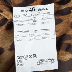 Pre Owned Dolce And Gabbana Black Pant Suit L