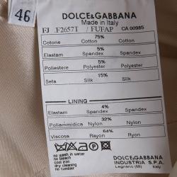 Pre Owned بليزر دولتشي أند غابانا قطن وردي فاتح L