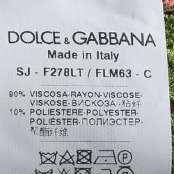 Pre Owned Dolce And Gabbana Multicolor Floral Lace Jacket M