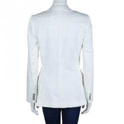 Pre Owned Dolce and Gabbana Classic White Blazer M