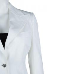 Pre Owned Dolce and Gabbana Classic White Blazer M