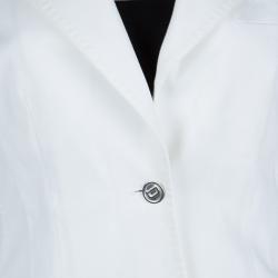 Pre Owned Dolce and Gabbana Classic White Blazer M