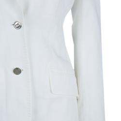 Pre Owned Dolce and Gabbana Classic White Blazer M
