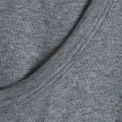 Pre Owned Dolce and Gabbana Grey Knit Crystal Embellished Sleeveless Tank Top M