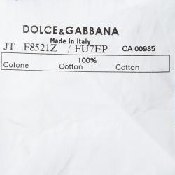 Pre Owned Dolce and Gabbana Grey Knit Crystal Embellished Sleeveless Tank Top M