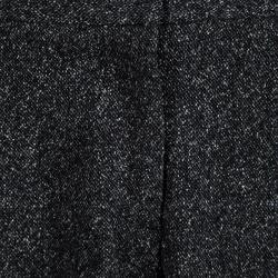 Pre Owned Dolce And Gabbana Grey Tweed Cropped Pants M