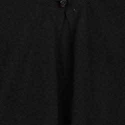 Pre Owned Dolce and Gabbana Black Cashmere Bolero Cardigan M