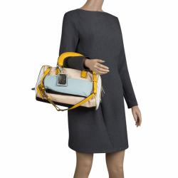 مملوكة مسبقًا Dolce And Gabbana Multicolor Leather Miss Pocket Satchel