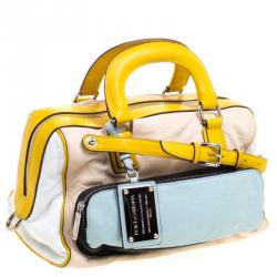 مملوكة مسبقًا Dolce And Gabbana Multicolor Leather Miss Pocket Satchel