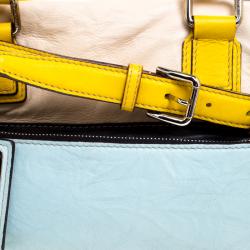 مملوكة مسبقًا Dolce And Gabbana Multicolor Leather Miss Pocket Satchel