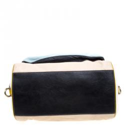 مملوكة مسبقًا Dolce And Gabbana Multicolor Leather Miss Pocket Satchel