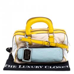 مملوكة مسبقًا Dolce And Gabbana Multicolor Leather Miss Pocket Satchel