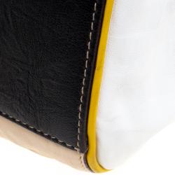 مملوكة مسبقًا Dolce And Gabbana Multicolor Leather Miss Pocket Satchel