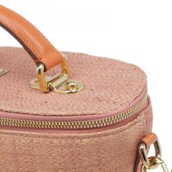 مملوكة مسبقًا Dolce and Gabbana Orange Leather Bast Bucket Bag