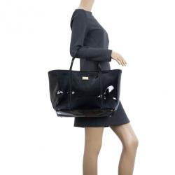 Pre Owned Dolce and Gabbana Black Miss Escape Tote 