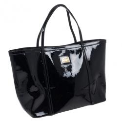 Pre Owned Dolce and Gabbana Black Miss Escape Tote 