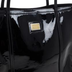 Pre Owned Dolce and Gabbana Black Miss Escape Tote 