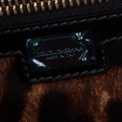 Pre Owned Dolce and Gabbana Black Miss Escape Tote 