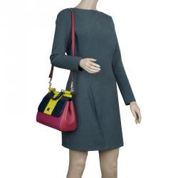 مملوكة مسبقًا Dolce and Gabbana Multicolor Leather Medium Miss Sicily Top Handle Bag