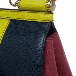 مملوكة مسبقًا Dolce and Gabbana Multicolor Leather Medium Miss Sicily Top Handle Bag