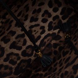 Pre Owned Dolce and Gabbana Black Patent Leather Miss Escape Tote