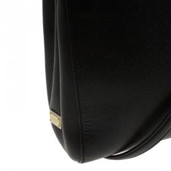 Pre Owned حقيبة دولتشي أند غابانا ميس سيسيلي جلد أسود