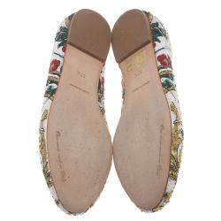 مملوكة مسبقًا Dolce and Gabbana Multicolor Sequins Smoking Slippers Size 37.5