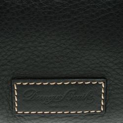 Dooney & Bourke Dark Grey Leather Barrel Shoulder Bag