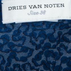 Dries van Noten Emerald Sequin Embellished Top M