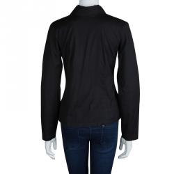 Pre Owned Dries Van Noten Black Cotton Long Sleeve Buttondown Shirt M