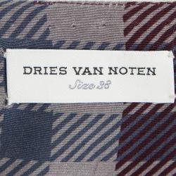 Pre Owned Dries Van Noten Fringe Detail Sequin Embellished Sleeveless Top M