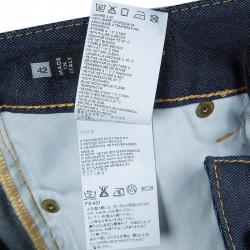 DSquared2 Indigo Dark Wash Denim Zip Detail Skinny Jeans M