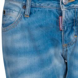 Dsquared2 Light Blue Distressed Denim Jeans M