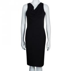 Pre Owned Dsquared2 Black Sleeveless Dress M