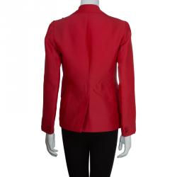 DSquared2 Red Notched Collar Blazer M