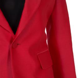 DSquared2 Red Notched Collar Blazer M