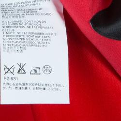 DSquared2 Red Notched Collar Blazer M