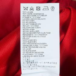 DSquared2 Red Notched Collar Blazer M